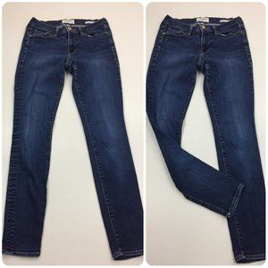 FRAME Denim Le Skinny De Jeanne Logo Hardware Marshall Wash 5 Pocket Jeans